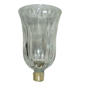 Vintage Home Interiors Glass Votive Cup Candle Holder 3-5/8"